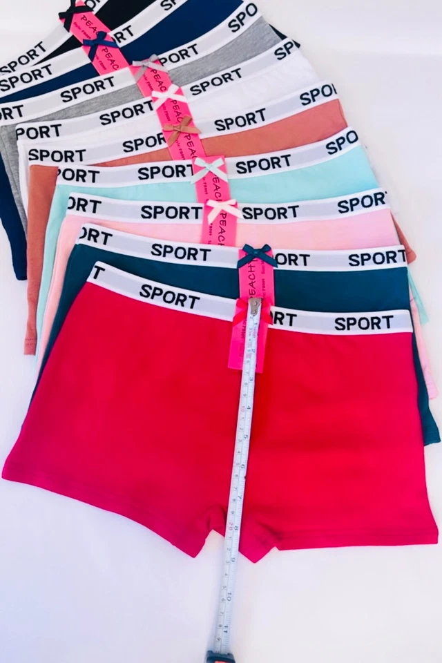 6-12 Pantalones Cortos para Niños Deportivos SEXY Boxer Yoga Bragas Cortas 95% Algodón Ropa Interior P28 S-XL Foto 4 de 4