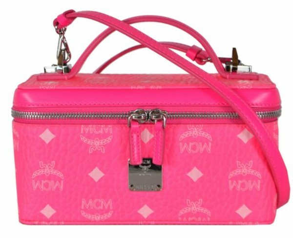 mcm vanity case pink