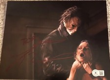 Tyler Mane Halloween Michael Myers  signed 8x10 photo Beckett BAS