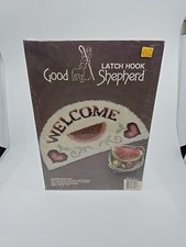 Vintage Latch Hook Rug Kit Watermelon Welcome 20x34 Farmhouse Summer Decor