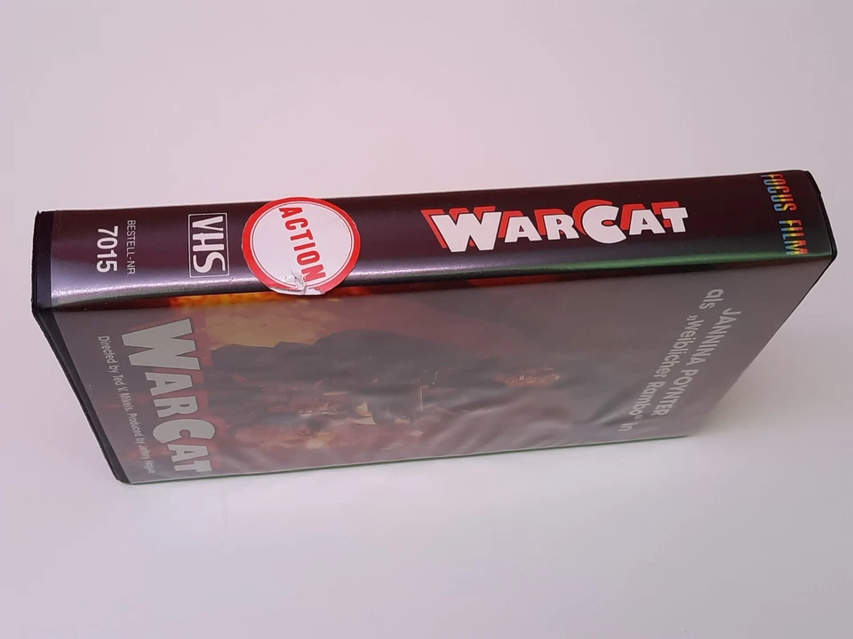War Cat 1987 VHS German PAL Focus Video Ted V. Mikels Jannina Poynter Warcat - Bild 3 von 4