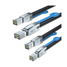 SFF-8644 to SFF-8644 Mini SAS HD Data Server Raid Cable, 12G External Mini-SA...