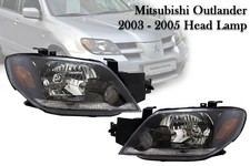 For Mitsubishi Outlander Left and Right Front Head lamps Headlights 2003-05 NEW
