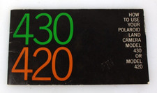 Polaroid 430/420 Manual