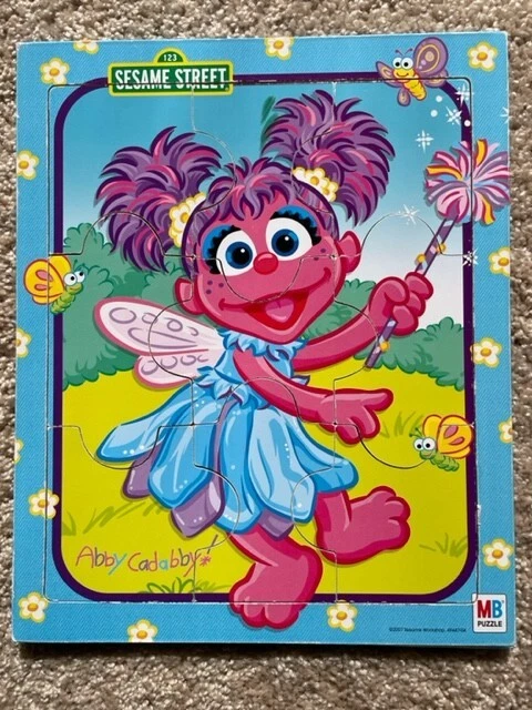 Sesame Street Abby Cadabby 9 piece Puzzle 2007 MB/Hasbro | eBay
