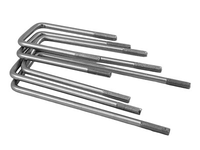 2 Stück U-Bügel M6x70mm Edelstahl - Mit Muttern Für Dachbox & Rohre