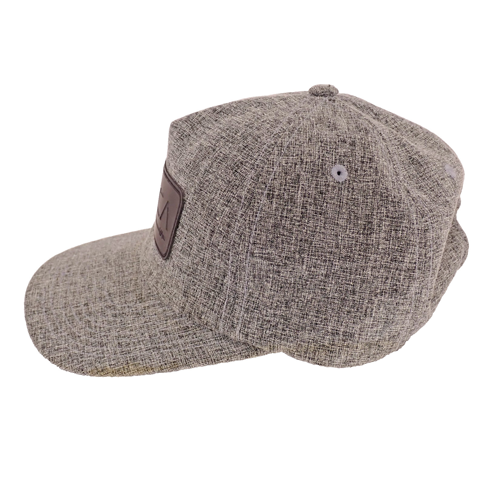 RVCA Patch Gray Twill Polyester Cap Strap Back Ad… - image 2
