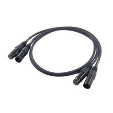 XLR Adapter Cable 5 Pin Male to 5 Pin FemaleXLR to XLR Jumper for Mixer DMX L...
