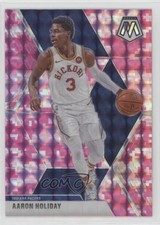 2019-20 Panini Mosaic Pink Camo Prizm Aaron Holiday #7 0qg9