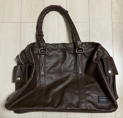 PORTER Yoshida Kaban Freestyle Boston bag Brown