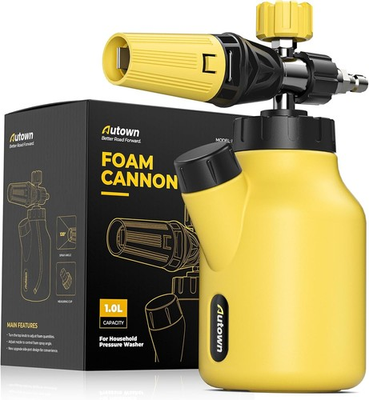 #ad Foam Cannon for Pressure Washer – 1L Bottle Adjustable Nozzle 1 4quot; Quick Conne $22.04