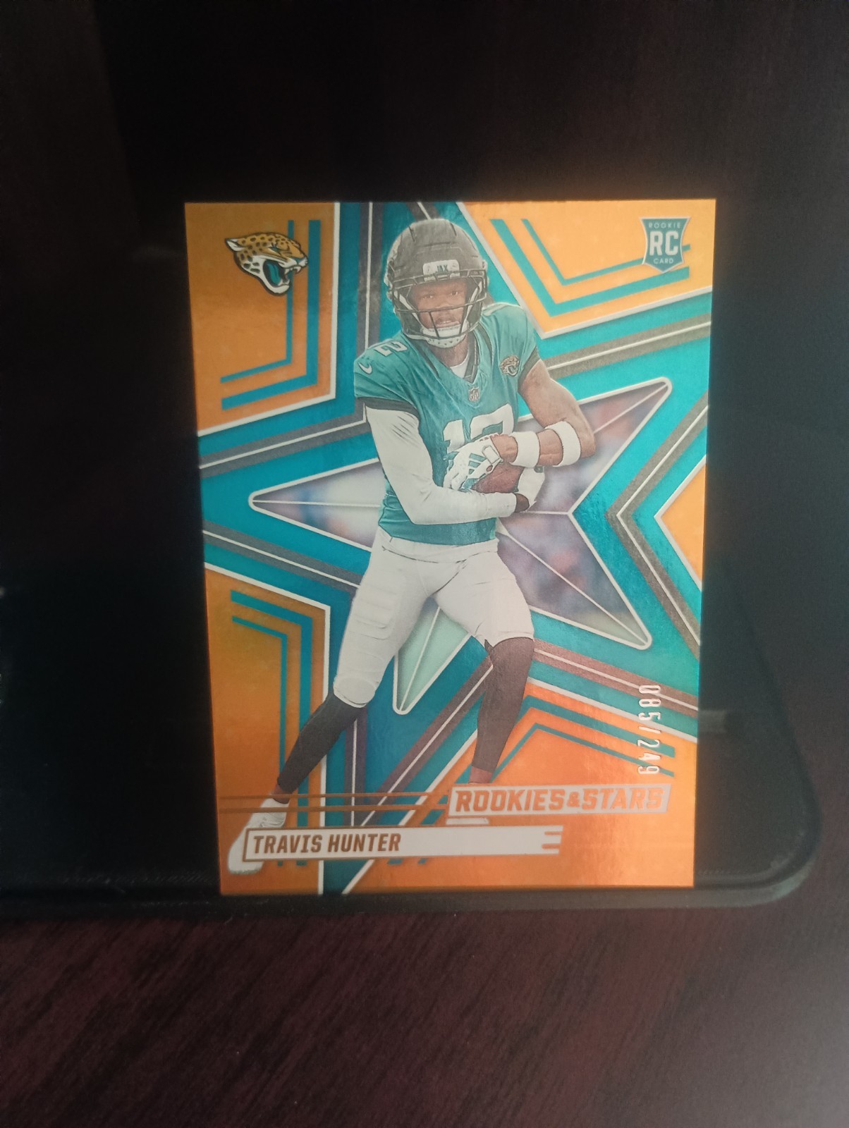 2025 Panini Rookies & Stars - Rookies Travis Hunter #186 Orange /249 (RC)