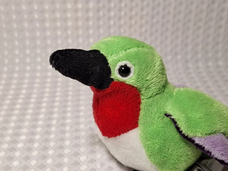 Lil Kinz Hummingbird Humming Bird Plush 3.5" Stuffed Animal Bird Webkinz by GANZ - Image 2 of 4