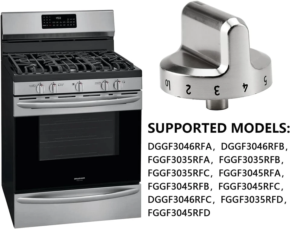 5304502763 Range Control Knob  for Frigidaire Stove Replaces PS11724147 AP598406 - Imagem 4 de 4