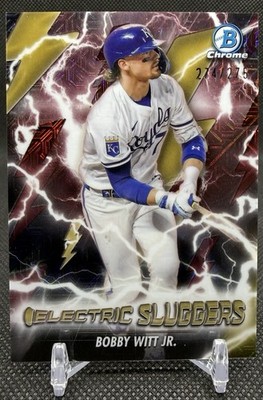 2026 Bowman BOBBY WITT JR. Chrome Electric Slugger Mojo /275! - Royals