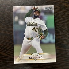 Stadium Club Luis Severino Athletics Baseball Sports Trading Card Card Stock