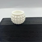 Vintage English Hobnail Milk Glass Small Open Top Salt Dish Cellar Japan Made