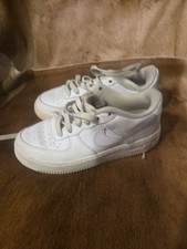 Nike Air Force 1 AF1 Low Triple White Shoes  Size 4Y