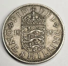 Photo of a 1959 Elizabeth II Shilling from an eBay listing that sold on Jun 24, 2026