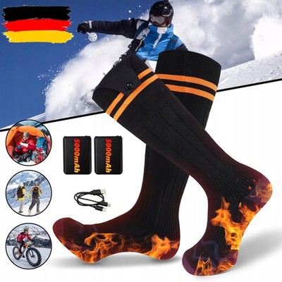 Beheizbare Socken Fußwärmer Beheizte Socken Winter Unisex Heizsocken mit Akku.