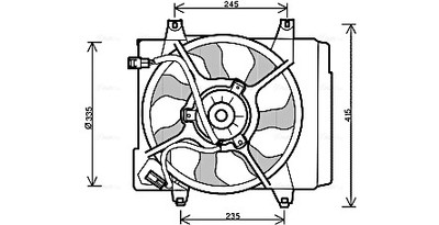 Radiatore Raffreddamento Motore AVA QUALITY COOLING OLA2183 – Ricambio Compatibile Per Auto (Non Originale) - 6