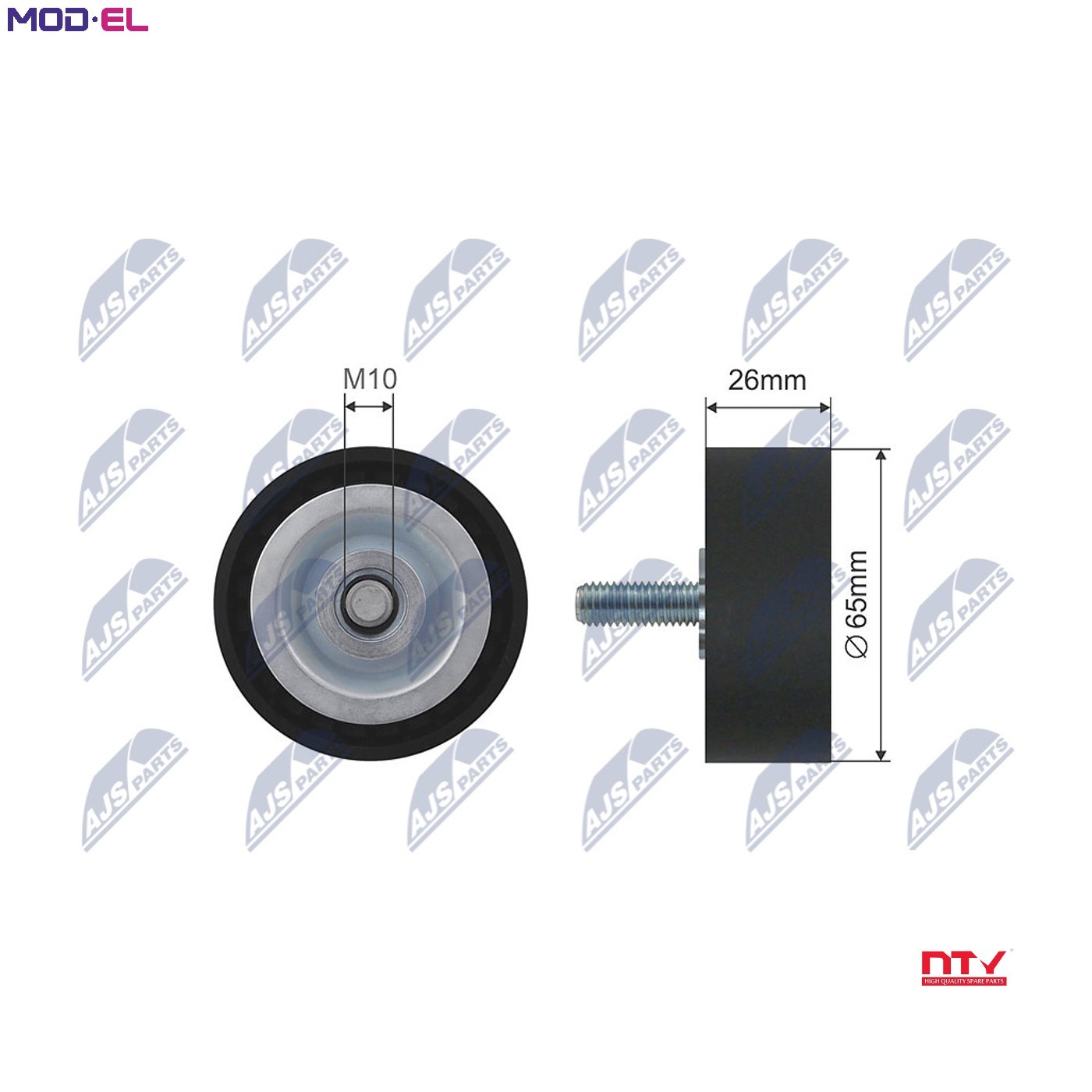 TENSIONER PULLEY VRIBBED BELT RNK-BM-002B FOR BMW 1/X6/F6/F86/X5/F5/F85/3/F3/7 - Image 10