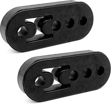 2PCS Exhaust Hanger Rubber Muffler Hanger Universal 4 Holes, Hole Diameter 12