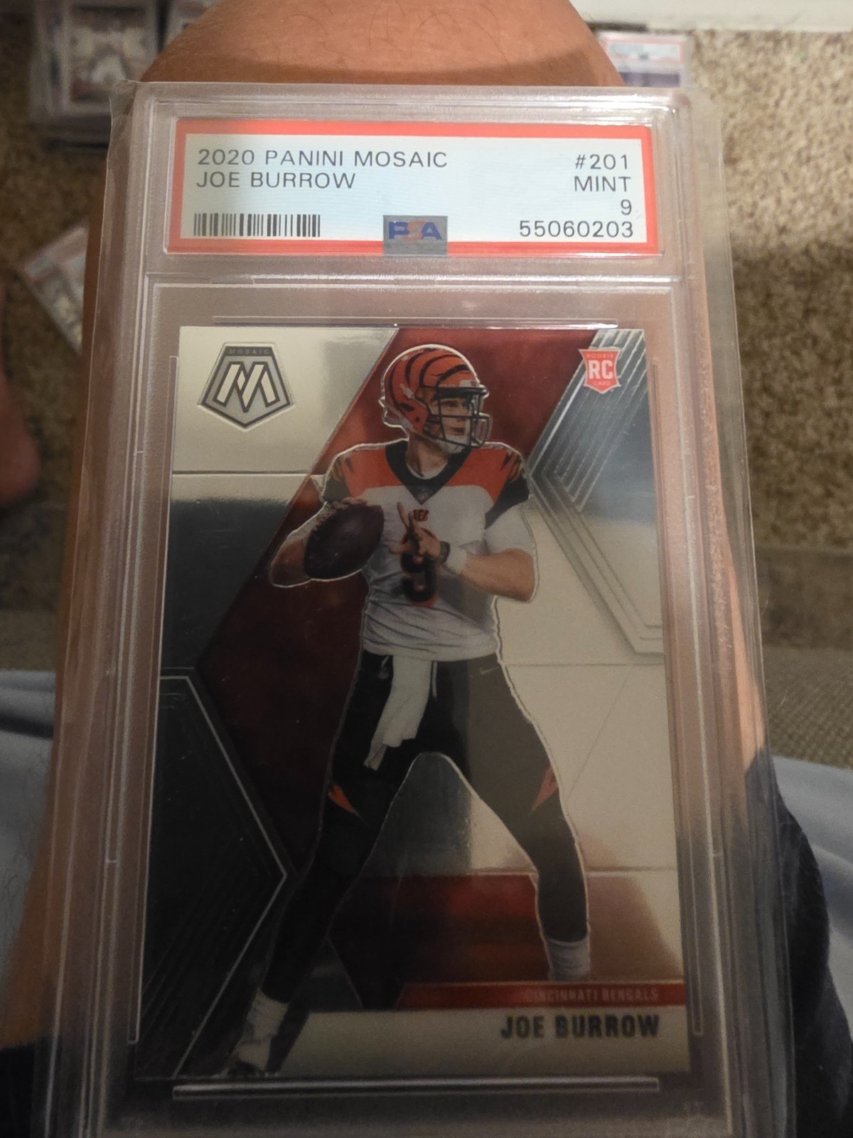2020 Panini Mosaic - Rookies Joe Burrow #201 (RC)