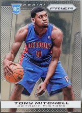 2013-14 Panini Prizm #273 Tony Mitchell Basketball EX