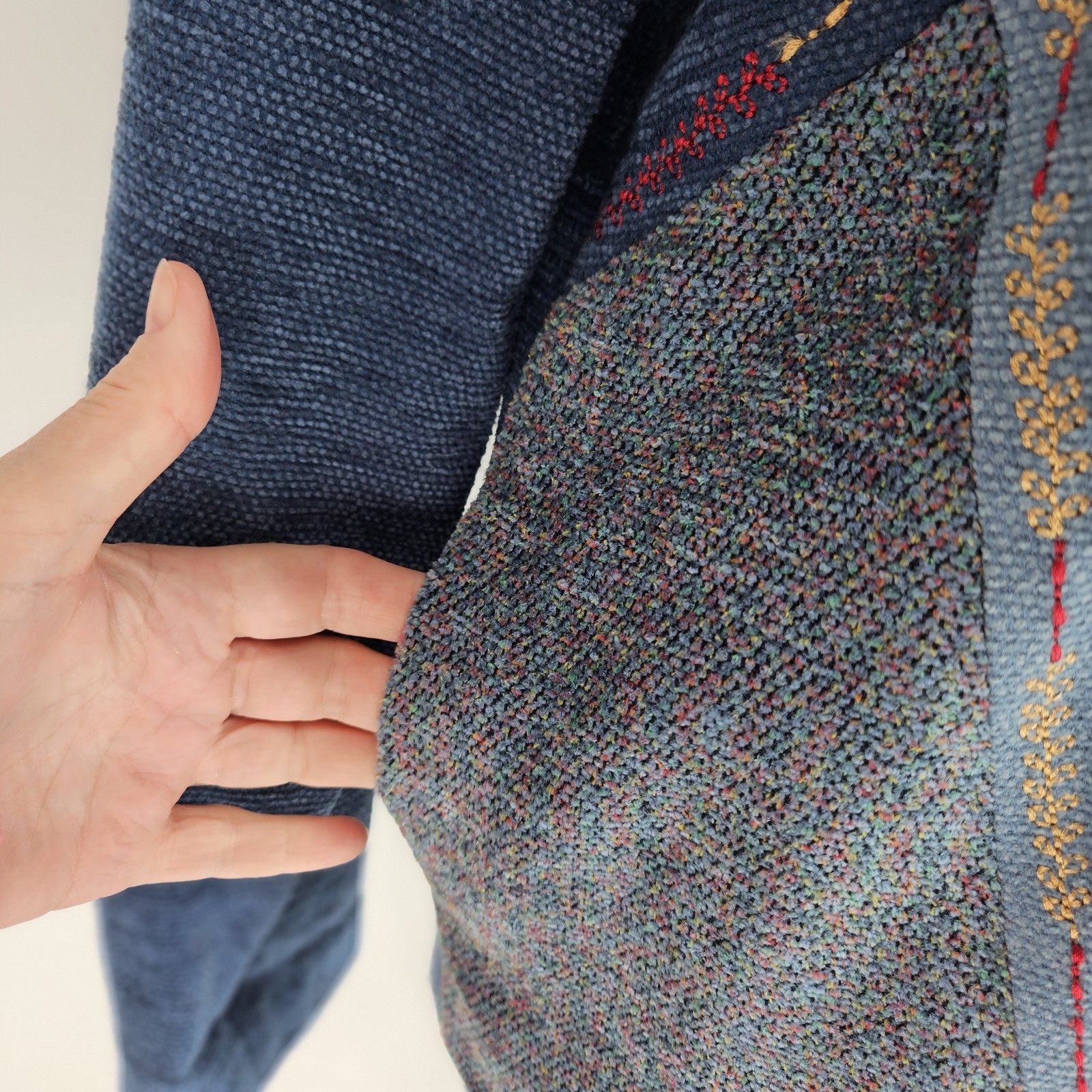 Alfred Dunner Embroidered Patchwork Jacket Cottag… - image 6