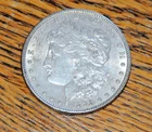 1885  US MORGAN SILVER DOLLAR