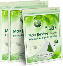   Plaster - 9 Patches External Analgesic Plaster 4.3''X5.9'' 3 Patches per Pack