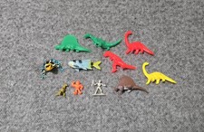 Vintage Lot Of 11 Small Play Animals/figures 1-3 In