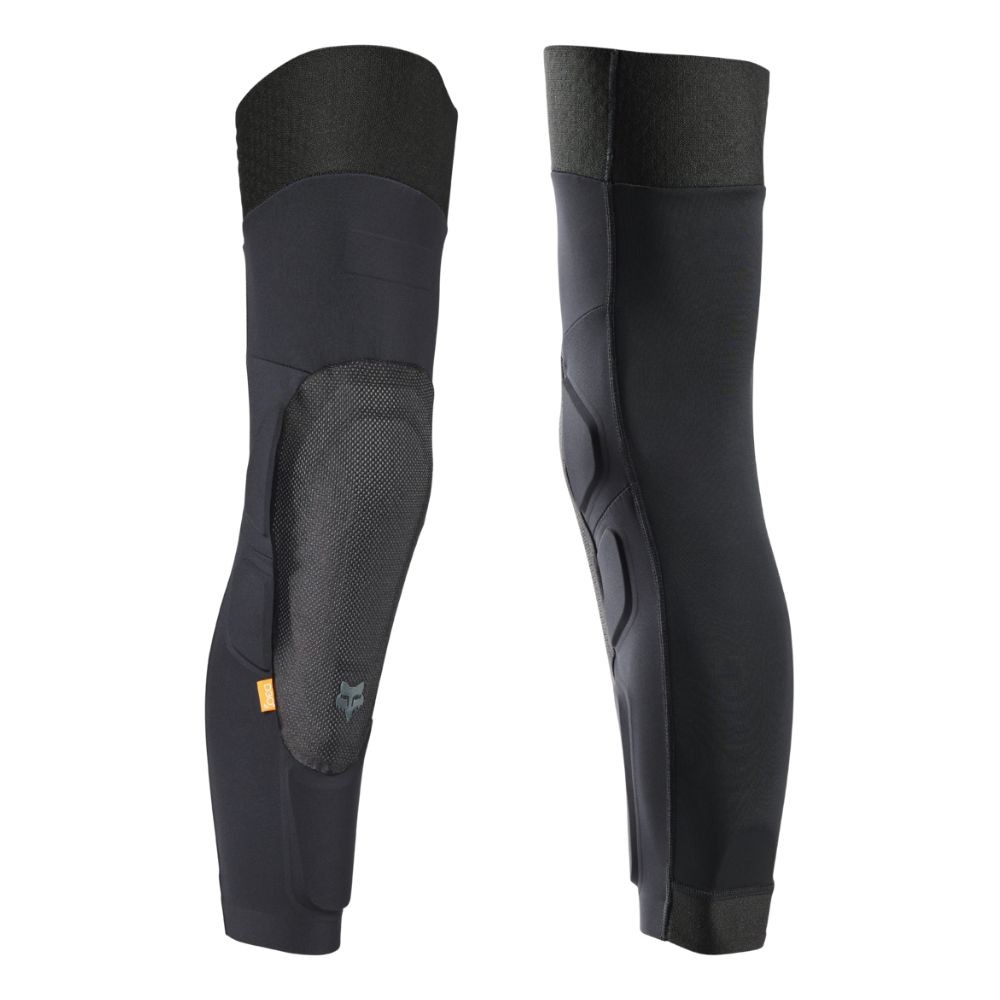 Fox Racing Mens Launch Elite Knee/Shin MTB Black Guard-Small