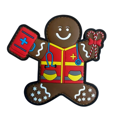 GEARBUDDIES Rettungsdienst Lebkuchenmann Rubber Patch