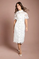 Coast Ivory Pencil Skirt Womens Occasion Skirts