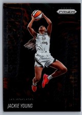 Jackie Young 2025 Panini Prizm WNBA Fireworks #4 - Las Vegas Aces