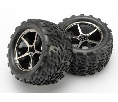 Traxxas E-Revo VXL Talon Reifen auf Gemini Felgen fertig verklebt 7174A