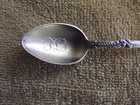 Antique Sterling Silver Child/Infant Feeding Spoon Three Hallmarks Mint 4.5" — photo 2