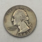 1943 S Washington Quarter 90% Silver San Francisco Mint Circulated US Coin