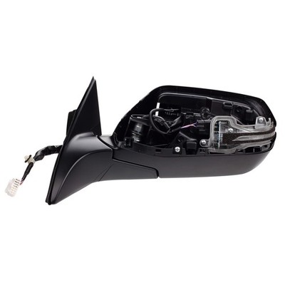 Replacement Ready to Paint Driver Power Door Mirror w/Heated Glass w/Turn Signal