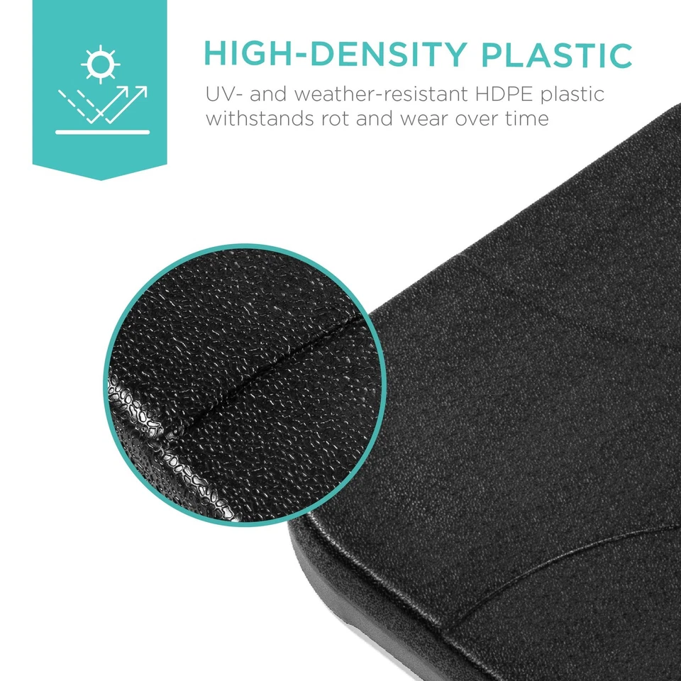 Paraguas de patio desplazado voladizo de alta resistencia con capacidad de 155 lb de 4 piezas... Foto 3 de 4