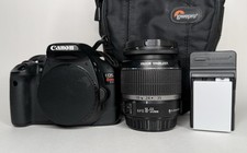 Canon Rebel T2i DSLR Camera w/ 18-55mm Lens Kit, Bag, Battery And Charger