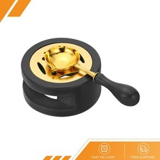 Wax Seal Warmer with Melting Spoon for Wax Sealing Stamp Envelope, Black