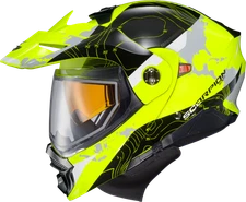 Scorpion EXO Exo AT960 Cold Weather Helmet Topographic Hi Vis Large