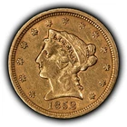 1852 $2.50 Liberty Head Gold Quarter Eagle - Authentic US Coin - SKU-G5535