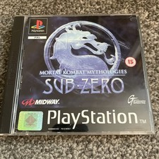 Mortal Kombat Mythologies Sub Zero for PlayStation 1 PAL Rare Collectable