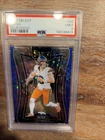 2024 Panini Select - Suite Level Bo Nix #382 Blue Disco Prizm /25 PSA 9 RC