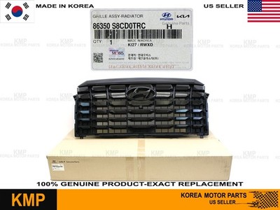 Genuine  Radiator Grille BLACK for 2023-2025 Hyundai Palisade 86350-S8CD0TRC