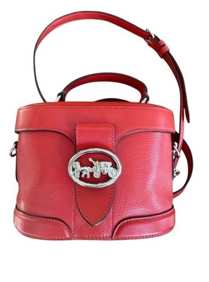 Coach Georgie Gem Crossbody Vanity Case Signature Leather Purse